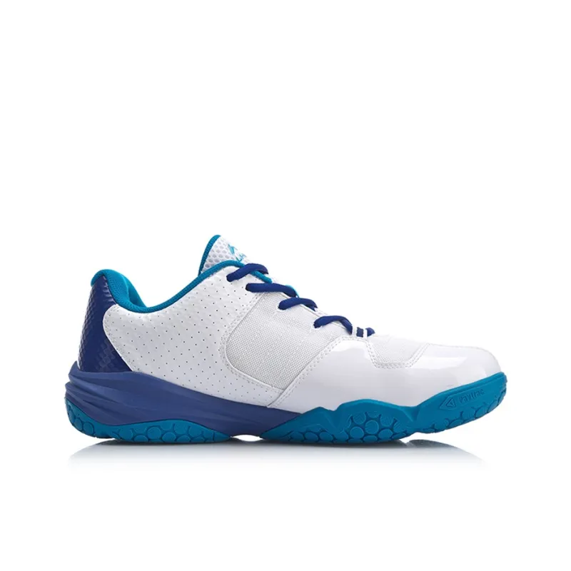 LiNing Dovega Wear Resistant Slip Resistant Lightweight Low Top Running Shoes Unisex White Blue-1