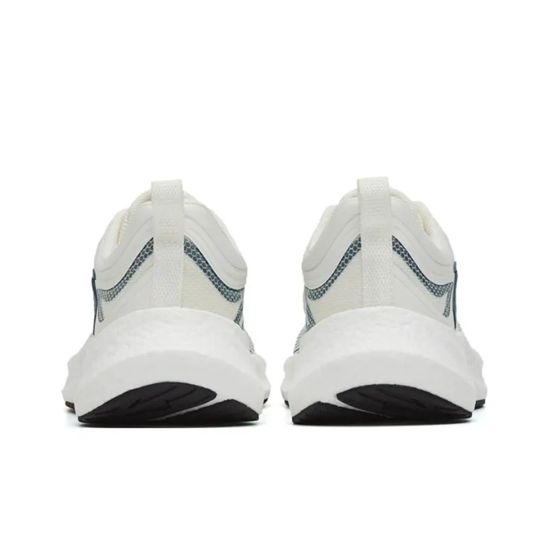 Anta Martian Foam Cushioning Breathable Lightweight Wear Resistant Low Top Running Shoes Men's White Green-3