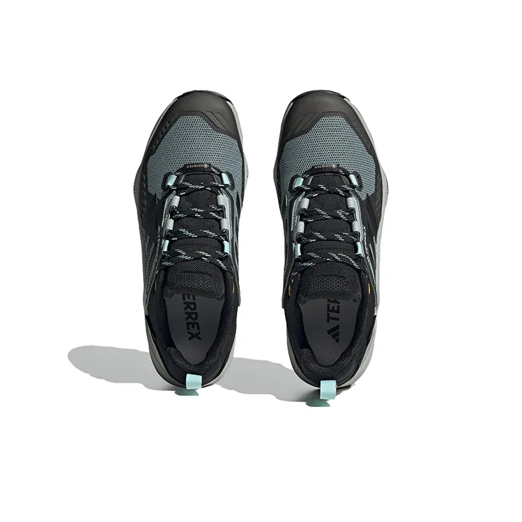 Adidas Terrex Swift R3 Gore Tex Semi Flash Aqua Core Black Wonder Beige Women's-4