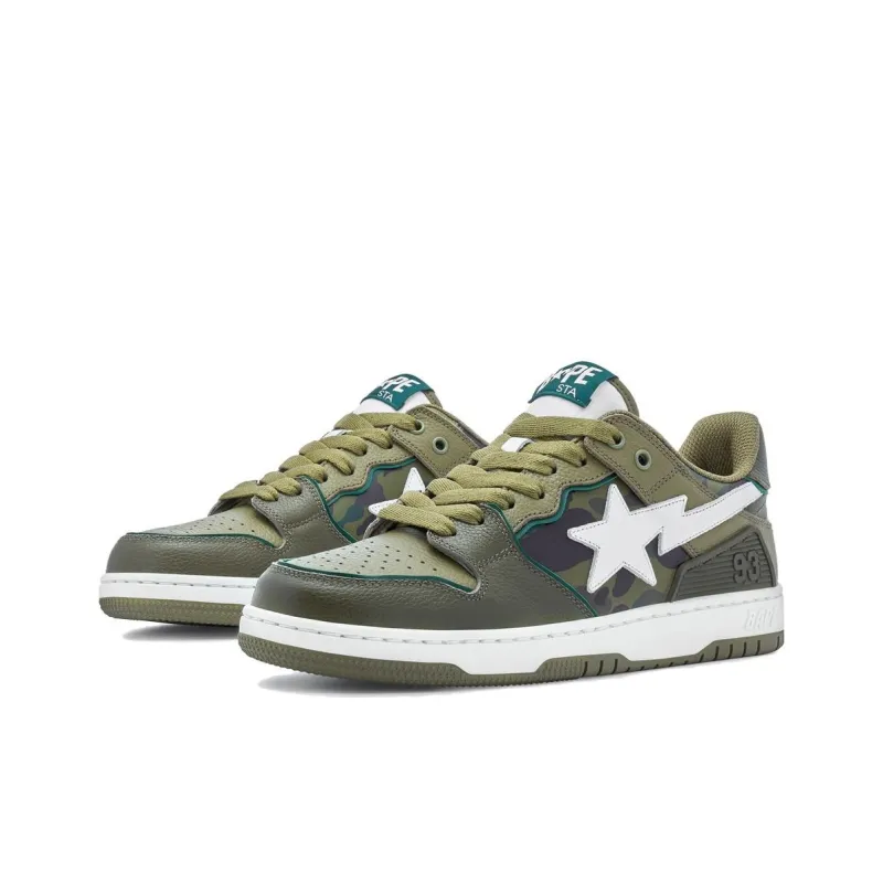 A BATHING APE® BAPE Sk8 Sta #2 Lace-up Sneakers-2