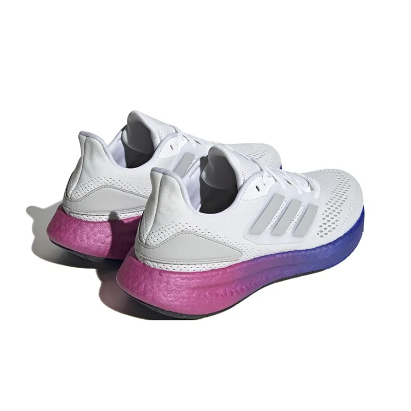 Adidas Pureboost 22 Cloud White Grey Lucid Blue-3