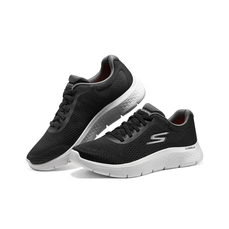 Skechers Go Walk Flex Casual Shoes Men Low Top Black/White-3
