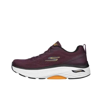 Skechers Max Cushioning Arch Fit Cushioning Anti-Slip And Wear-Resistant Low-Top Running Shoes Burgundy