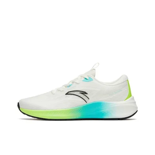 ANTA Road Run Running Shoes Men Low-Top White/Green