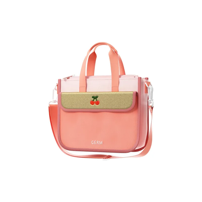 Germ Polyester Whimsical Preppy Tutoring Bag Handbag Regular Unisex Pink/Red/Blue-1