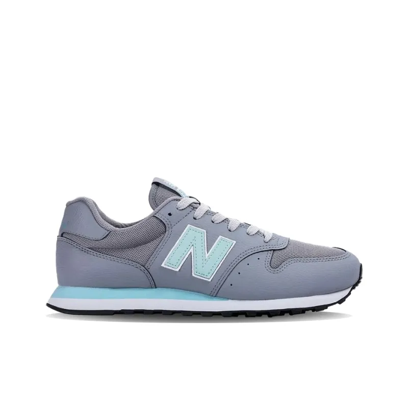 New Balance NB 500 Low-Top Running Shoes Women's Gray Blue-1