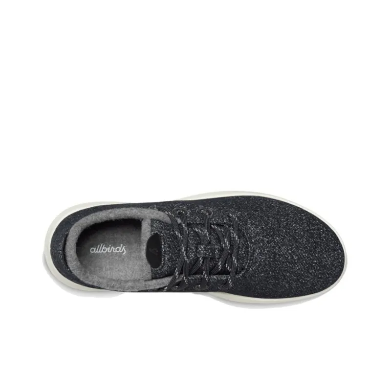 Allbirds Wool Runner Mizzle Cushioned Slip-Resistant Low-Top Sports Casual Shoes Women's Dark Gray-1