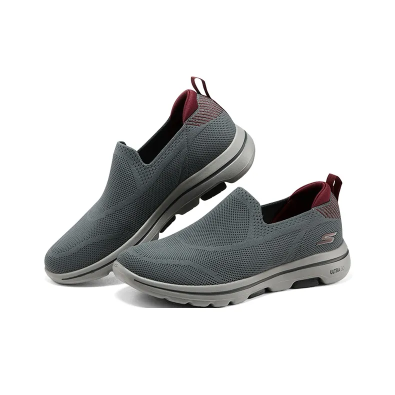 Skechers Go Walk 5 'Charcoal Red'-3