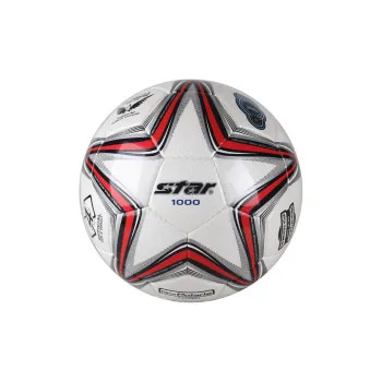 Star Size 4 Soccer PU Hand Stitched Soccer Ball Unisex Red White