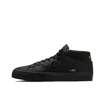 Louie Lopez Pro Converse Mid 'Mono Leather Triple Black'