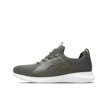 Skechers Elite Fle Anti-Slip Wear-Resistant Low-Top Sports Casual Shoes Olive Green