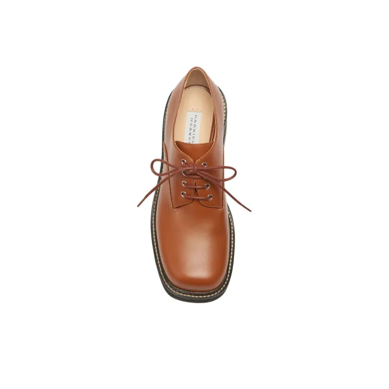 GABRIELA HEARST Tera Brogue Casual Single Shoes Women's Brown-3