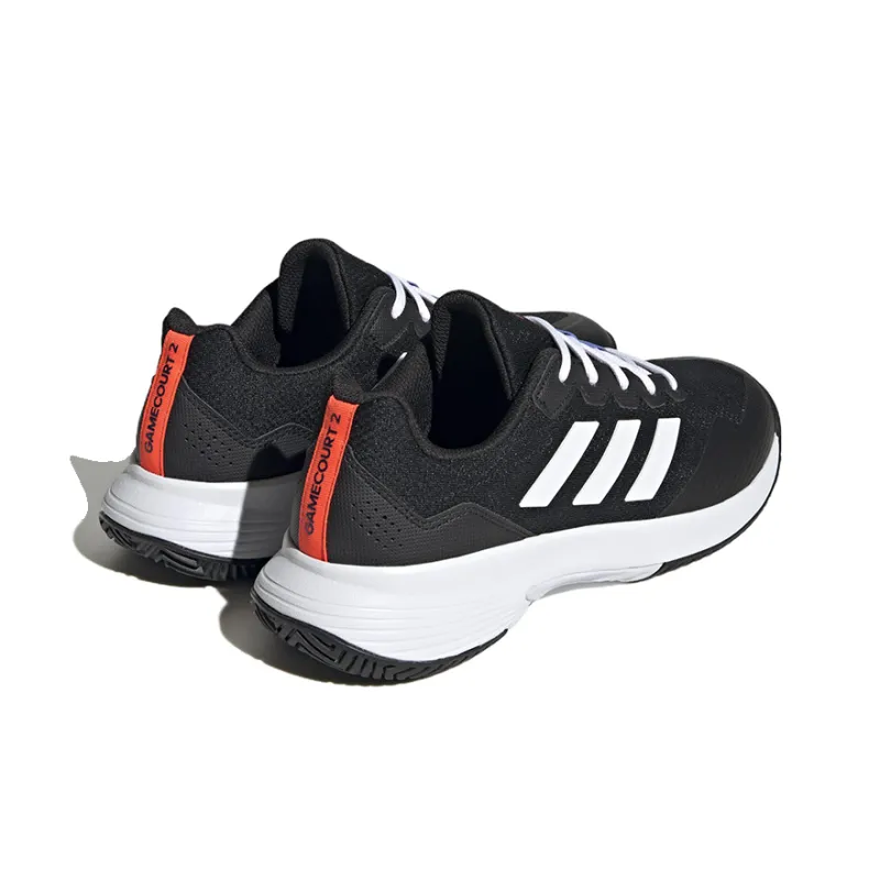 Adidas Gamecourt 2.0 'Black White Red'-3