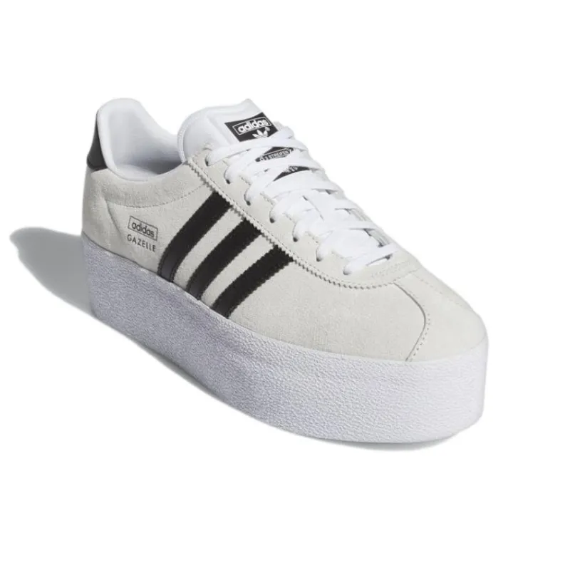 Adidas Gazelle Up White Black Women's-2