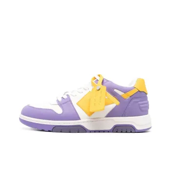 OFF WHITE Out Of Office Sneaker White Purple Yellow