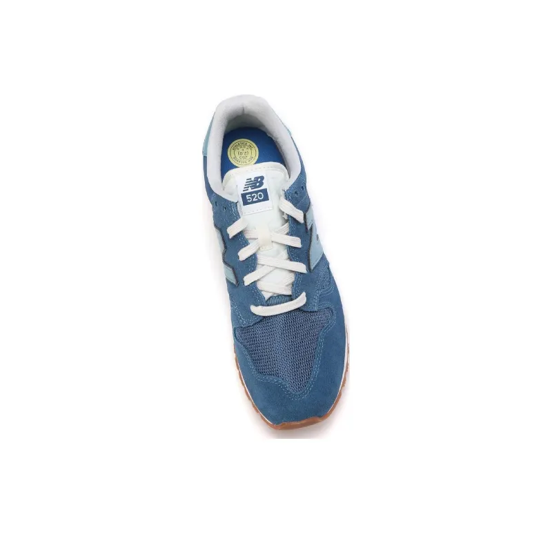 New Balance NB 520 Shock Absorbers With Slip Resistant Features Low Top Casual Running Shoes Unisex Blue Gray-3