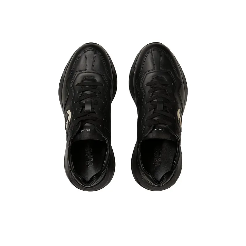 GUCCI Rhyton 'Interlocking G Black Ivory'-2