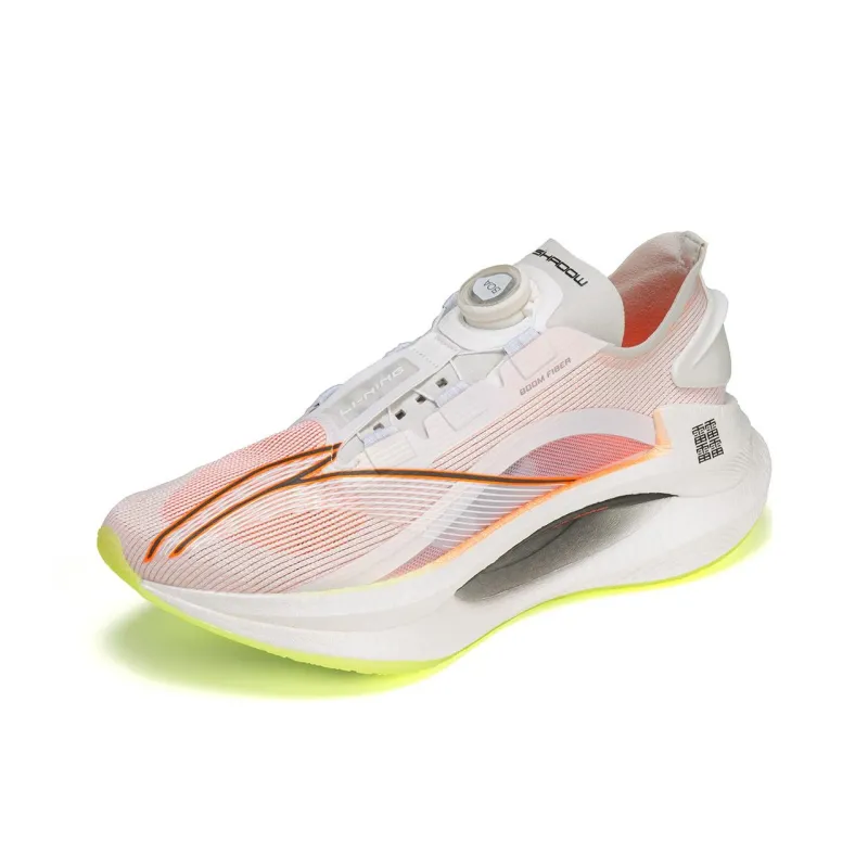 LiNing Absolute Phantom 1.0 Cushioning Low Top Casual Running Shoes Unisex White-2