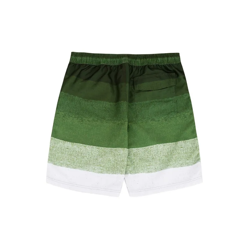 HOTMARZZ Casual Shorts Men's Green Gradient-1