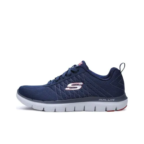 Skechers Flex Advantage 2.0 Casual Shoes Men Low-Top Navy/Red