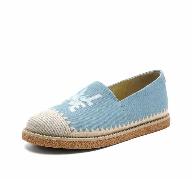 ELLE Explore The Ego Collaboration Capsule Series. Casual Single Shoes Women's Blue-0