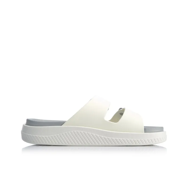 LiNing Clap EVA Quiet Slide Slippers Men's Standard White-1
