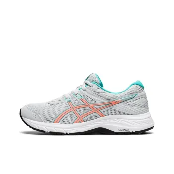 Asics Gel-Contend 6 Cushioning Anti-Slip And Wear-Resistant Low-Top Running Shoes Women's Gray Orange