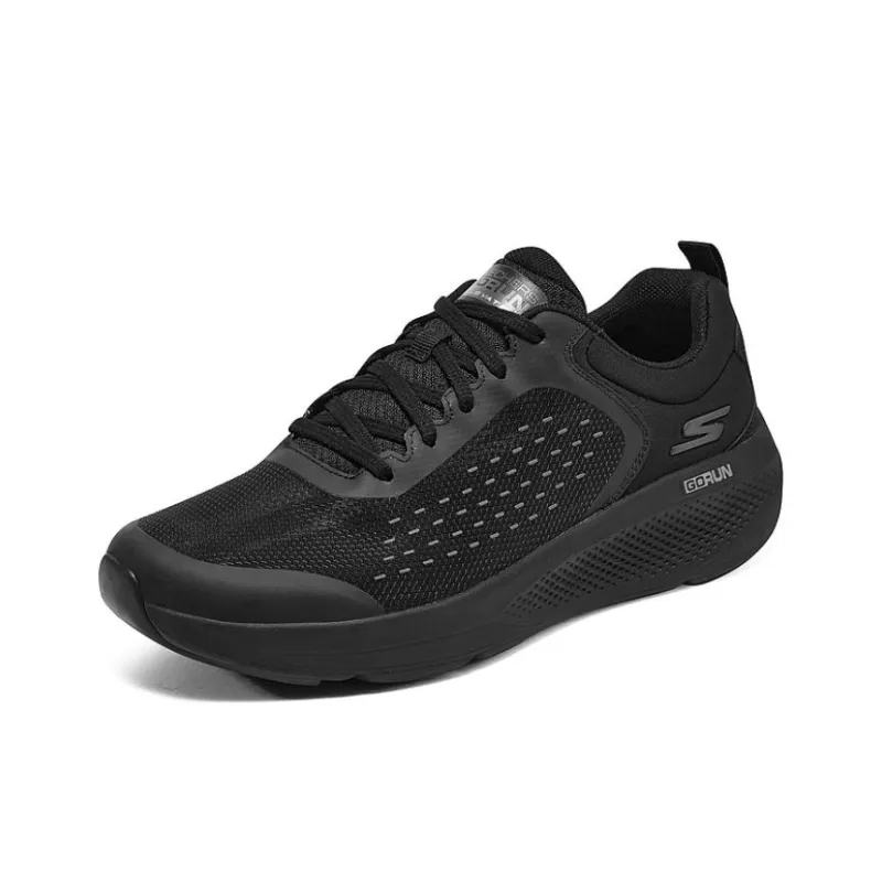 Skechers GO RUN Elevate Cushioned Slip Resistant Low Top Casual Running Shoes Men's All Black-2
