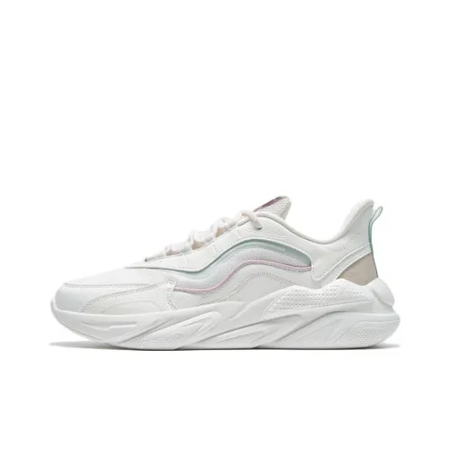 XTEP Xiaoyun Slip Resistant, Abrasion Resistant, Lightweight Low Top Sports Casual Shoes Women's White Blue Pink