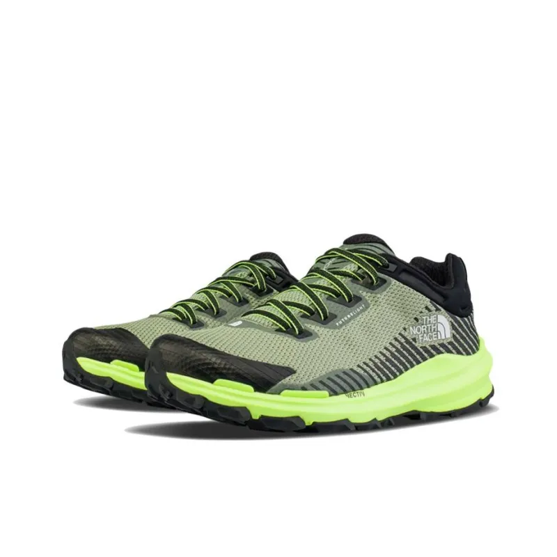 THE NORTH FACE Vectiv Abrasion Resistant Breathable Low Top Outdoor Shoes Men's Green Black-1