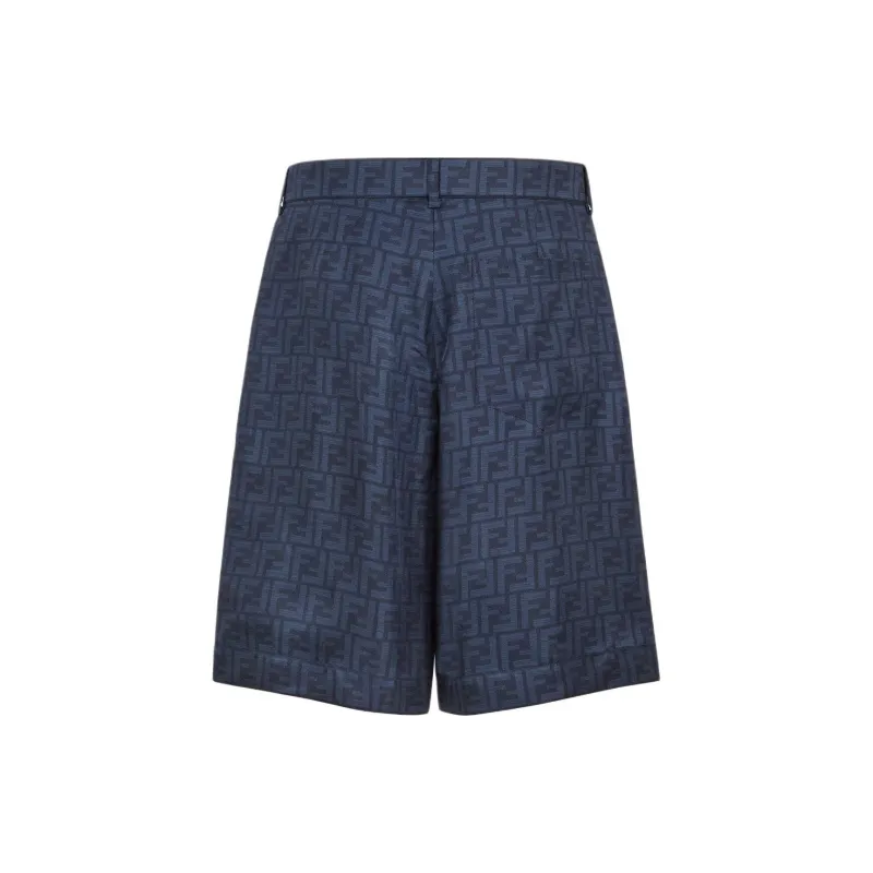 FENDI Ff Jacquard Bermuda Shorts-1