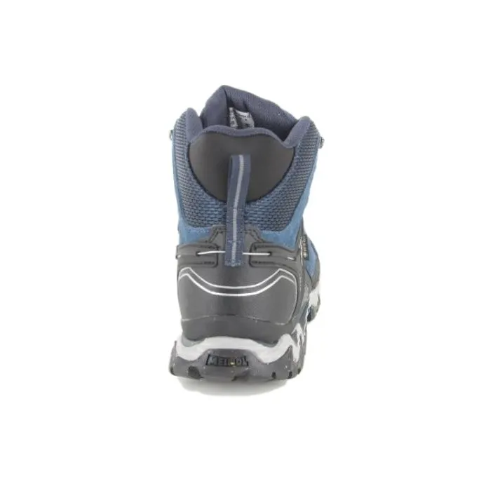 MEINDL Lite Hike Slip-Resistant High-Top Outdoor Shoes Men's Blue Black-5