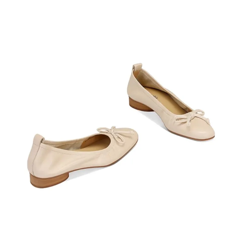 JESSICA SOPHIA Grandma Shoes Casual Single Shoes 2cm Women's Black-8