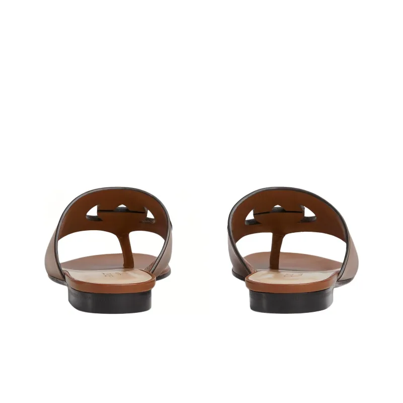 GUCCI Interlocking Flip Flops Women's-4