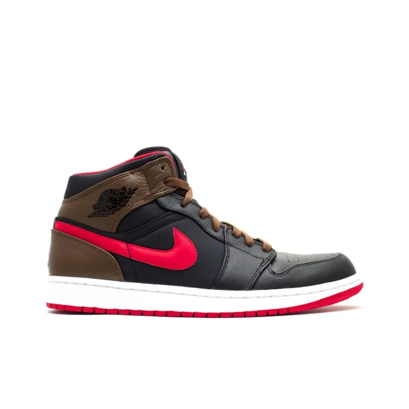Jordan 1 Phat Black Red Olive-1