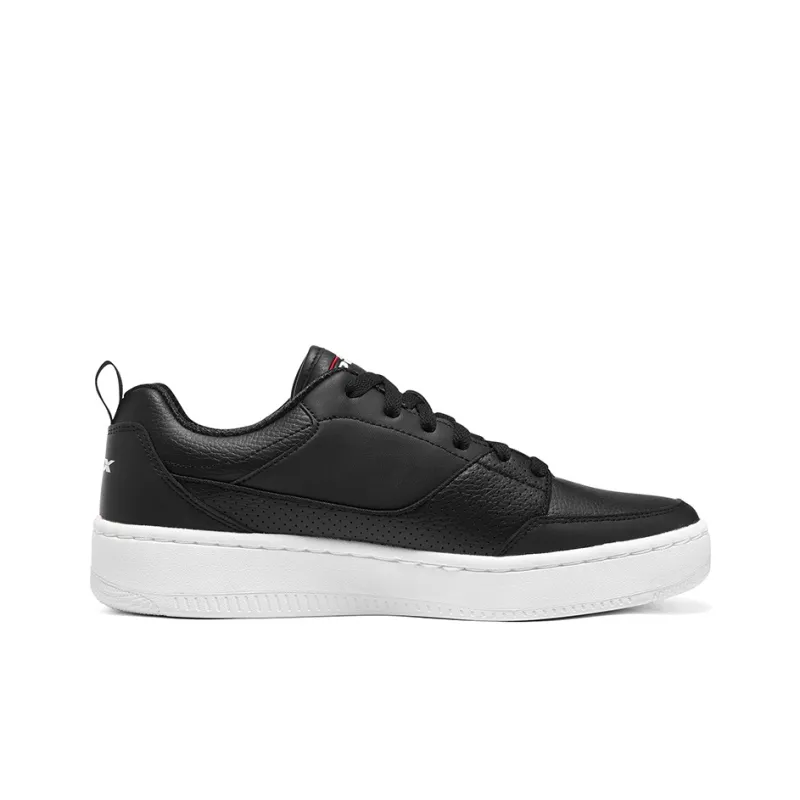 Skechers Sport Court 92 Anti Slip Wear Resistant Low Top Skateboard Shoes Men's Black White-1