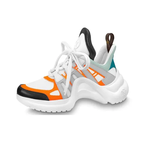 LOUIS VUITTON Archlight 1.0 Lifestyle Shoes Women's Low-Top Orange/White