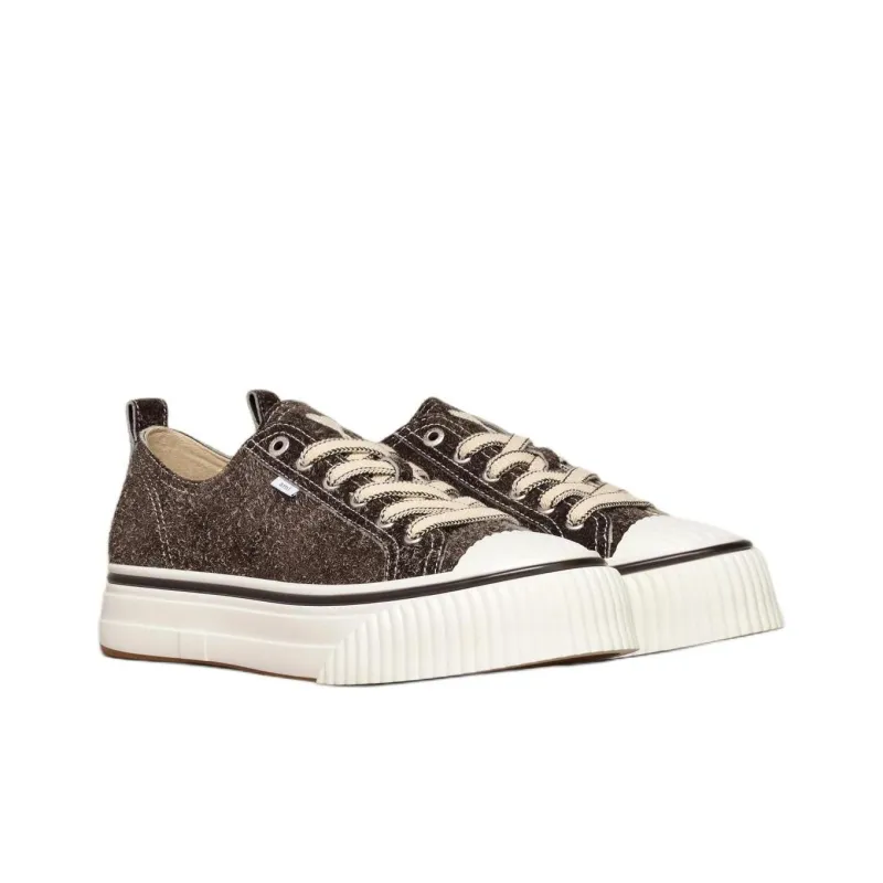 AMIPARIS Low Top Skateboard Shoes Unisex Dark Coffee-2