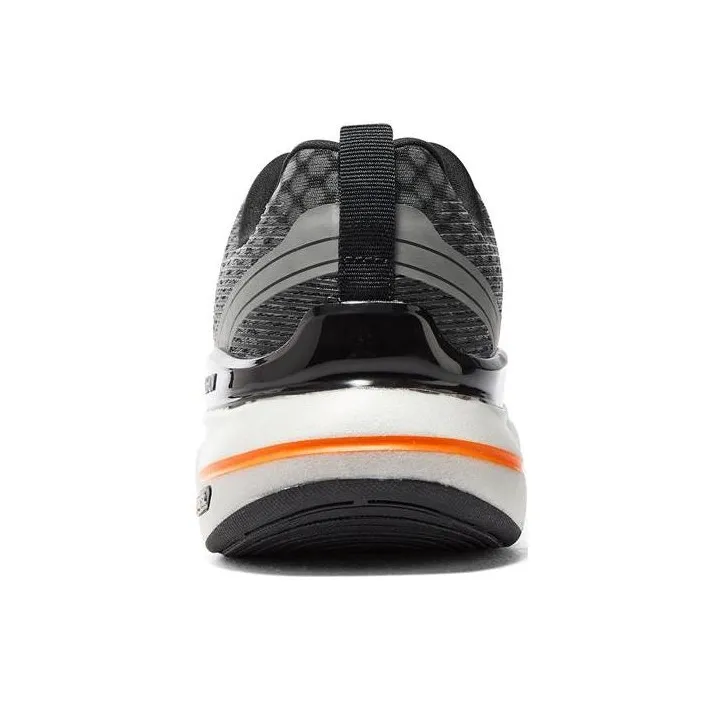Skechers Max Cushioning Hyper Burst Cushioning Anti Slip And Wear Resistant Low Top Running Shoes Men's Gray-3