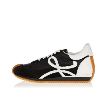 LOEWE Flow Runner Anti Slip Wear Resistant Low Top Casual Shoes Men's Black White