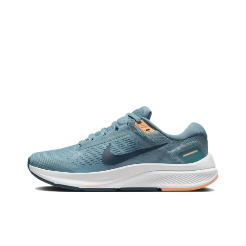 Nike Zoom Structure 24 Running Shoes Women's Low-Top Blue Black