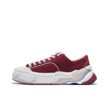 LiNing Wuji Durable Breathable Low Top Casual Shoes Men's Deep Rich Red
