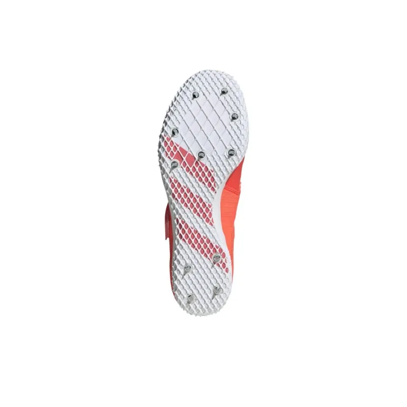 Adidas Adizero High Jump 'Signal Coral Silver Metallic'-4