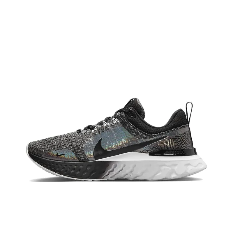 Nike React Infinity Run Flyknit 3 Premium 'Black Zebra Iridescent' Women's-0