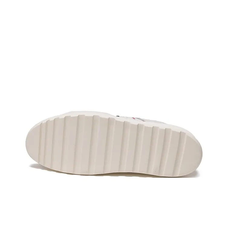 Moncler Promy Low Top Stylish Skateboarding Shoes Men's White-5