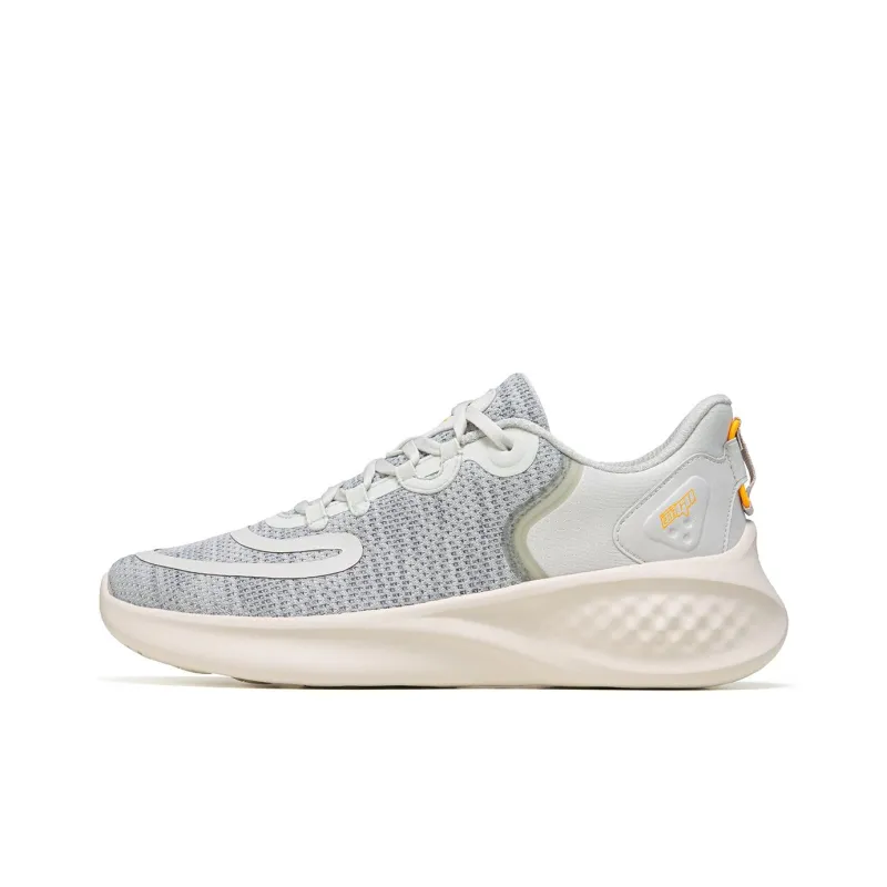 LiNing EazGo Pure Durable Breathable Low-Top Running Shoes Men's Water Mist Gray-0