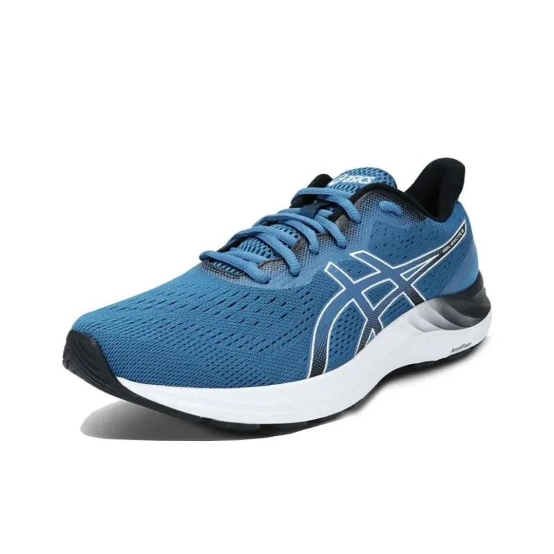 Asics Gel-Excite 8 Cushioning Anti-Slip And Wear-Resistant Low-Top Running Shoes Men's Blue Black White-3