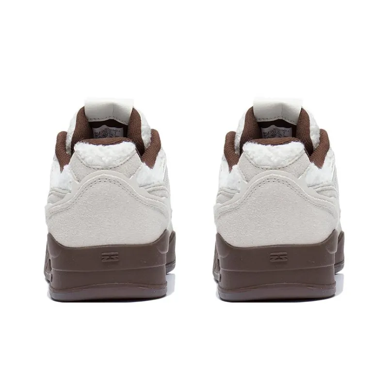 LiNing Moon White Low Top Skateboard Shoes Unisex White-3