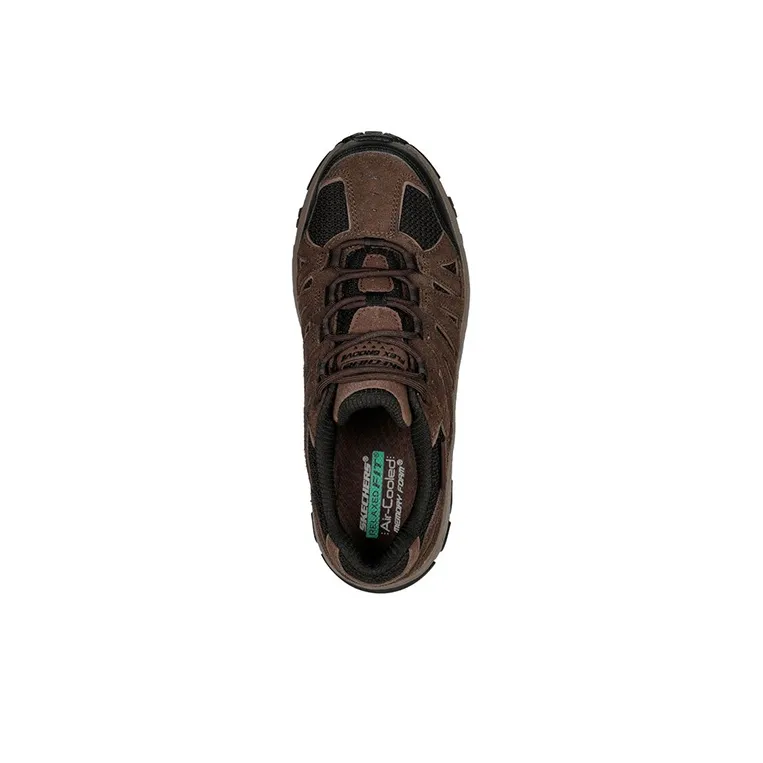 Skechers Relaxed Fit Running Shoes Men Low Top Brown/Black-3