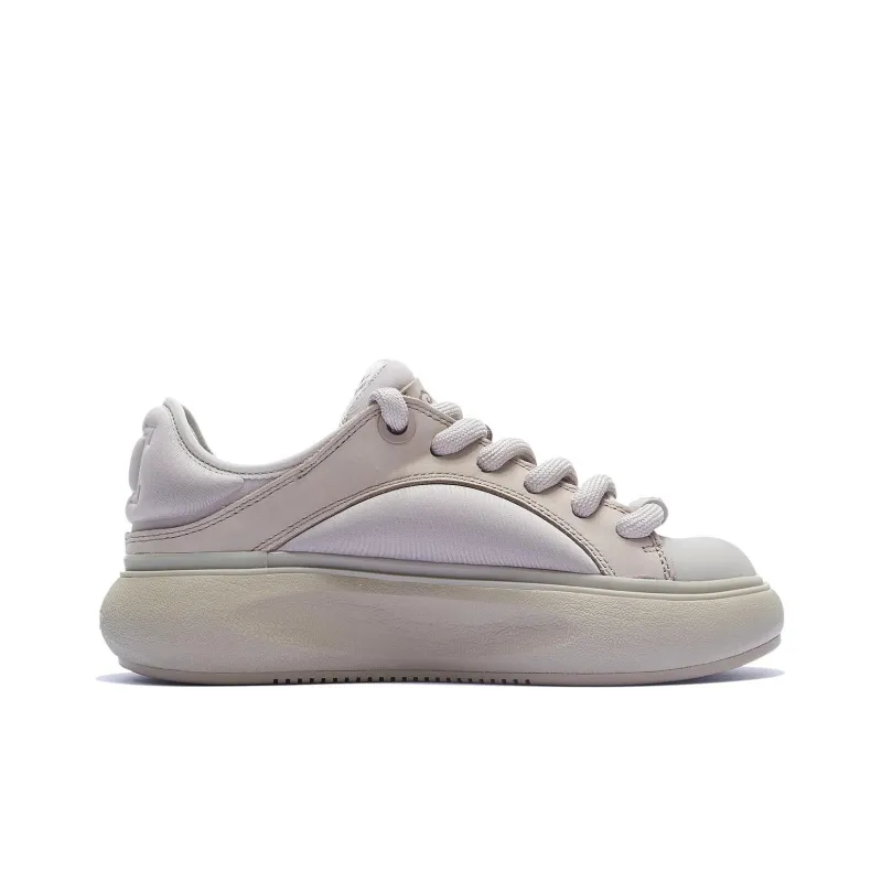 LiNing Yun You C4D Anti Slip And Wear Resistant Breathable Low Top Sports Casual Shoes Women's Gray-1